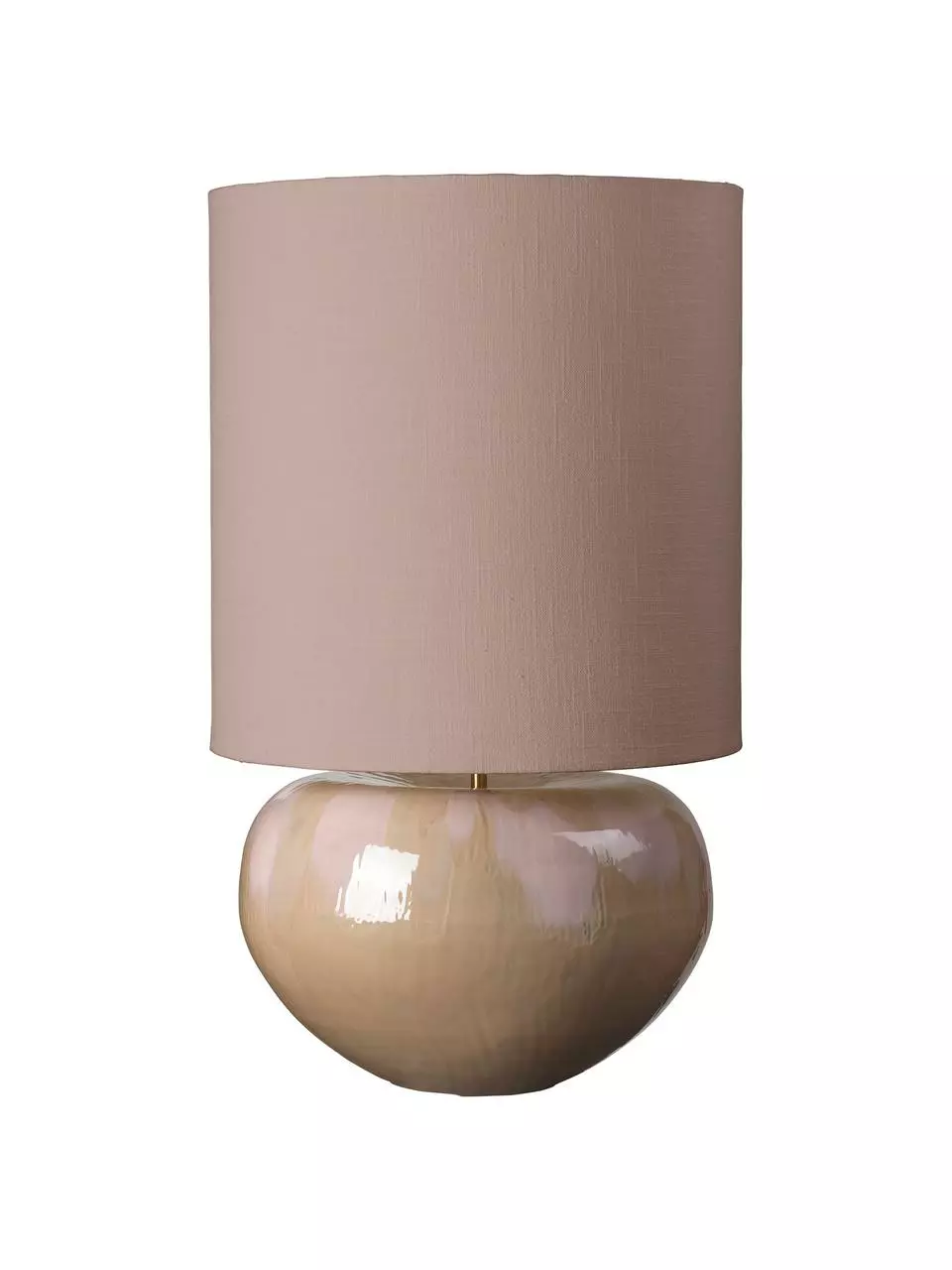 Cozy Living Große Tischlampe Ena in Taupe, Ø 40 x H 68 cm 3 Cozy Living Große Tischlampe Ena in Taupe, Ø 40 x H 68 cm