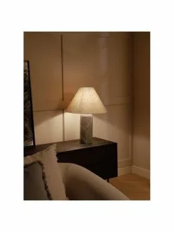 Westwing Collection Große Tischlampe Gia mit Marmorfuß in Dunkelgrau, Ø 46 x H 60 cm 10 Westwing Collection Große Tischlampe Gia mit Marmorfuß in Dunkelgrau, Ø 46 x H 60 cm -Leuchten Verkaufsladen Grosse Tischlampe Gia mit Marmorfuss in Dunkelgrau 2