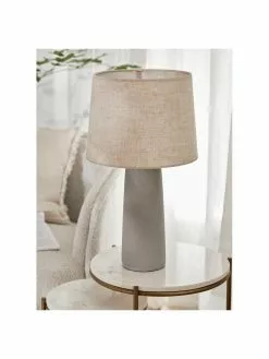 Westwing Collection Gro&szlig;e Tischlampe Kaya mit Betonfu&szlig;, Ø 29 x H 52 cm -Leuchten Verkaufsladen Grosse Tischlampe Kaya mit Betonfuss 8