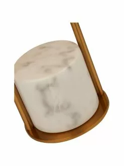 Searchlight Gro&szlig;e Tischlampe Quebec mit Marmorfu&szlig;, Ø 35 x H 62 cm -Leuchten Verkaufsladen Grosse Tischlampe Quebec mit Marmorfuss 3