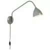 Markslöjd Große Verstellbare Wandleuchte Valencia mit Stecker in Grau, T 40 x H 28 cmNur noch wenige verfügbar -Leuchten Verkaufsladen Grosse Verstellbare Wandleuchte Valencia mit Stecker in Grau