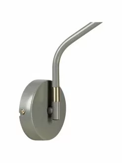 Marksl&ouml;jd Gro&szlig;e Verstellbare Wandleuchte Valencia mit Stecker in Grau, T 40 x H 28 cmNur noch wenige verfügbar -Leuchten Verkaufsladen Grosse Verstellbare Wandleuchte Valencia mit Stecker in Grau 4