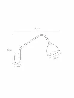Markslöjd Große Verstellbare Wandleuchte Valencia mit Stecker in Schwarz, T 40 x H 28 cm -Leuchten Verkaufsladen Grosse Verstellbare Wandleuchte Valencia mit Stecker in Schwarz 5
