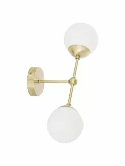 Westwing Collection Gro&szlig;e Wandleuchte Beth aus Opalglas, T 20 x H 45 cm -Leuchten Verkaufsladen Grosse Wandleuchte Beth aus Opalglas 5