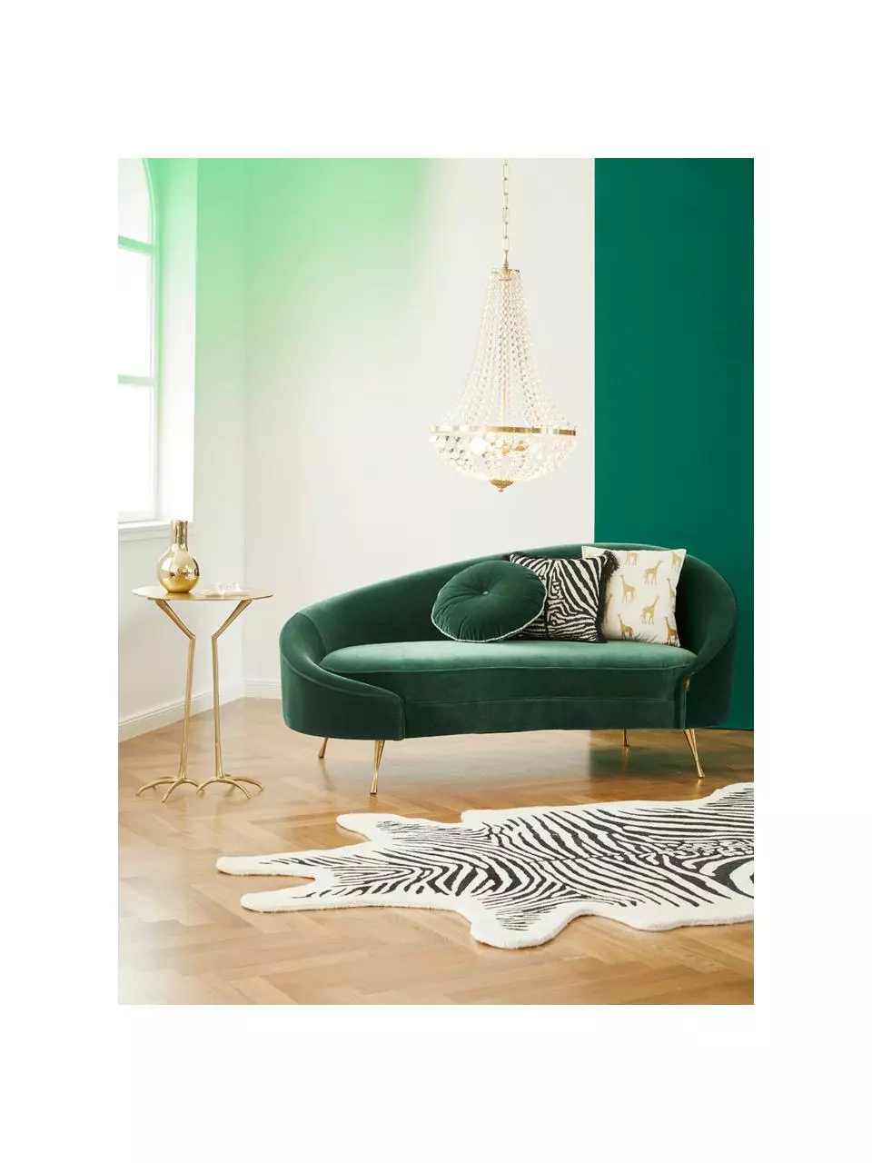 Markslöjd Großer Kronleuchter Gränsö in Gold, Ø 40 x H 59 cm 5 Markslöjd Großer Kronleuchter Gränsö in Gold, Ø 40 x H 59 cm – Bild 3