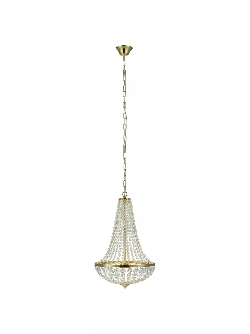 Markslöjd Großer Kronleuchter Gränsö in Gold, Ø 40 x H 59 cm 7 Markslöjd Großer Kronleuchter Gränsö in Gold, Ø 40 x H 59 cm – Bild 5