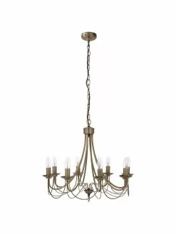 Searchlight Gro&szlig;er Kronleuchter Maypole, Ø 60 x H 50 cm -Leuchten Verkaufsladen Grosser Kronleuchter Maypole 3