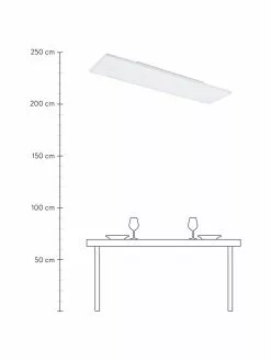 Großes Dimmbares LED-Panel Turcona mit Farbwechsel und Fernbedienung, B 120 x H 6 cm 8 Großes Dimmbares LED-Panel Turcona mit Farbwechsel und Fernbedienung, B 120 x H 6 cm -Leuchten Verkaufsladen Grosses Dimmbares LED Panel Turcona mit Farbwechsel und Fernbedienung 2