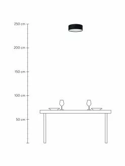 Handgefertigte Deckenleuchte Mika, Ø 30 x H 10 cm -Leuchten Verkaufsladen Handgefertigte Deckenleuchte Mika 9