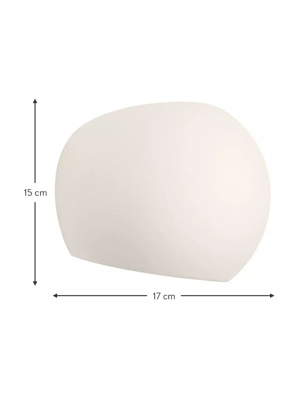 Keramik-Wandleuchte Mercury, B 17 x H 15 cm 5 Keramik-Wandleuchte Mercury, B 17 x H 15 cm – Bild 3