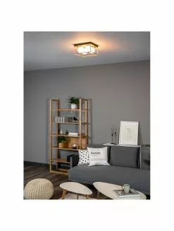 Kleine Deckenleuchte Astro aus Opalglas, B 28 x H 15 cm -Leuchten Verkaufsladen Kleine Deckenleuchte Astro aus Opalglas 1