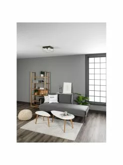 Kleine Deckenleuchte Astro aus Opalglas, B 28 x H 15 cm -Leuchten Verkaufsladen Kleine Deckenleuchte Astro aus Opalglas 3