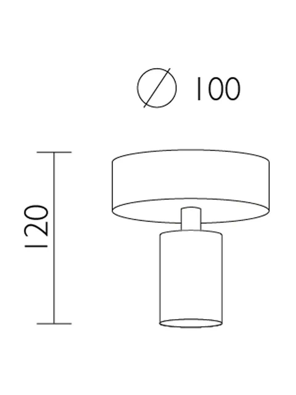Kleine Deckenleuchte Cero, Ø 10 x H 12 cm 8 Kleine Deckenleuchte Cero, Ø 10 x H 12 cm – Bild 6
