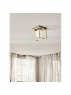 Kleine Deckenleuchte Juliet aus Glas, B 19 x H 20 cm -Leuchten Verkaufsladen Kleine Deckenleuchte Juliet aus Glas 4