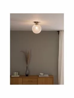 Westwing Collection Kleine Deckenleuchte Lorna aus Glas, Ø 25 x H 30 cm -Leuchten Verkaufsladen Kleine Deckenleuchte Lorna aus Glas 13