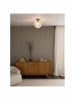 Westwing Collection Kleine Deckenleuchte Lorna aus Glas, Ø 25 x H 30 cm -Leuchten Verkaufsladen Kleine Deckenleuchte Lorna aus Glas 2