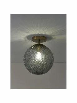 Westwing Collection Kleine Deckenleuchte Lorna aus Glas, Ø 25 x H 30 cm -Leuchten Verkaufsladen Kleine Deckenleuchte Lorna aus Glas 8