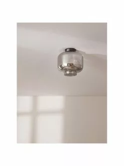 Kleine Deckenleuchte Vaso aus verspiegeltem Glas, Ø 25 x H 21 cm -Leuchten Verkaufsladen Kleine Deckenleuchte Vaso aus verspiegeltem Glas 2