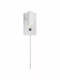 Nordlux Kleine Dimmbare LED-Wandleuchte Omari mit Stecker in Weiß, B 7 x H 12 cmNur noch wenige verfügbar 11 Nordlux Kleine Dimmbare LED-Wandleuchte Omari mit Stecker in Weiß, B 7 x H 12 cmNur noch wenige verfügbar -Leuchten Verkaufsladen Kleine Dimmbare LED Wandleuchte Omari mit Stecker in Weiss 3