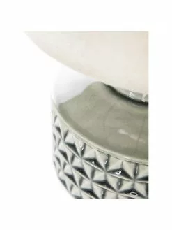 Jotex Kleine Keramik-Tischlampe Monica mit Leinenschirm, Ø 23 x H 33 cm -Leuchten Verkaufsladen Kleine Keramik Tischlampe Monica mit Leinenschirm 3