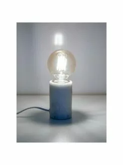 Nordlux Kleine Marmor-Tischlampe Siv, Ø 6 x H 10 cm -Leuchten Verkaufsladen Kleine Marmor Tischlampe Siv 10