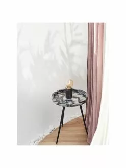 Nordlux Kleine Marmor-Tischlampe Siv, Ø 6 x H 10 cm -Leuchten Verkaufsladen Kleine Marmor Tischlampe Siv 2