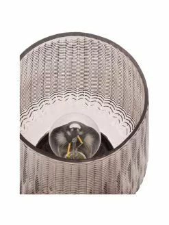 Pauleen Kleine Mobile LED-Tischlampe Fancy Glamour in Taupe mit Timerfunktion, Ø 19 x H 26 cm -Leuchten Verkaufsladen Kleine Mobile LED Tischlampe Fancy Glamour in Taupe mit Timerfunktion 5