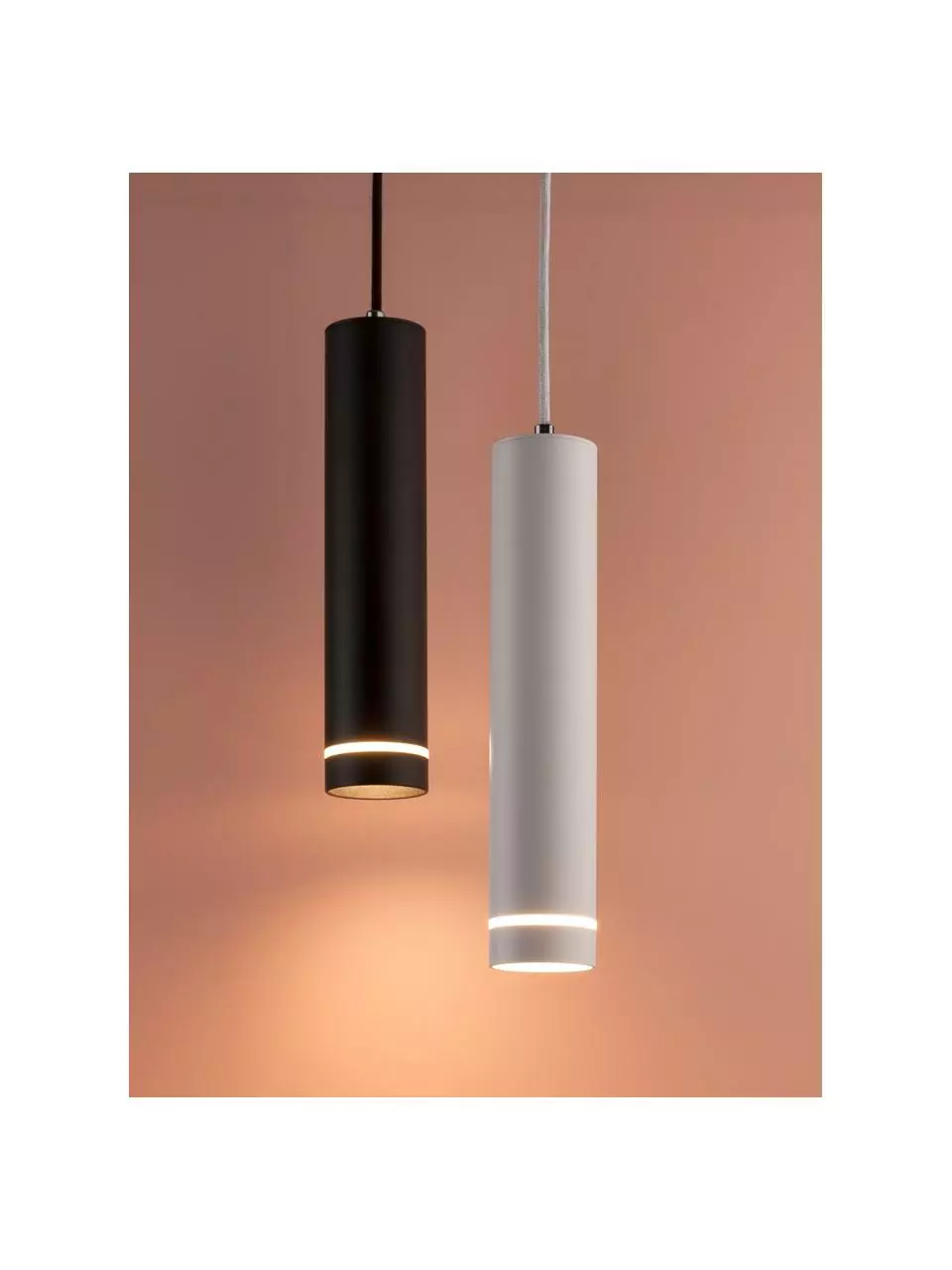 Kleine Moderne Pendelleuchte Esca, Ø 6 x H 30 cm 4 Kleine Moderne Pendelleuchte Esca, Ø 6 x H 30 cm – Bild 2