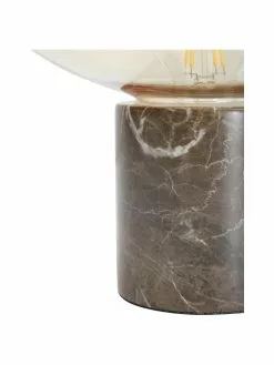 Westwing Collection Kleine Nachttischlampe Alma mit Marmorfu&szlig;, Ø 23 x H 24 cm -Leuchten Verkaufsladen Kleine Nachttischlampe Alma mit Marmorfuss 5