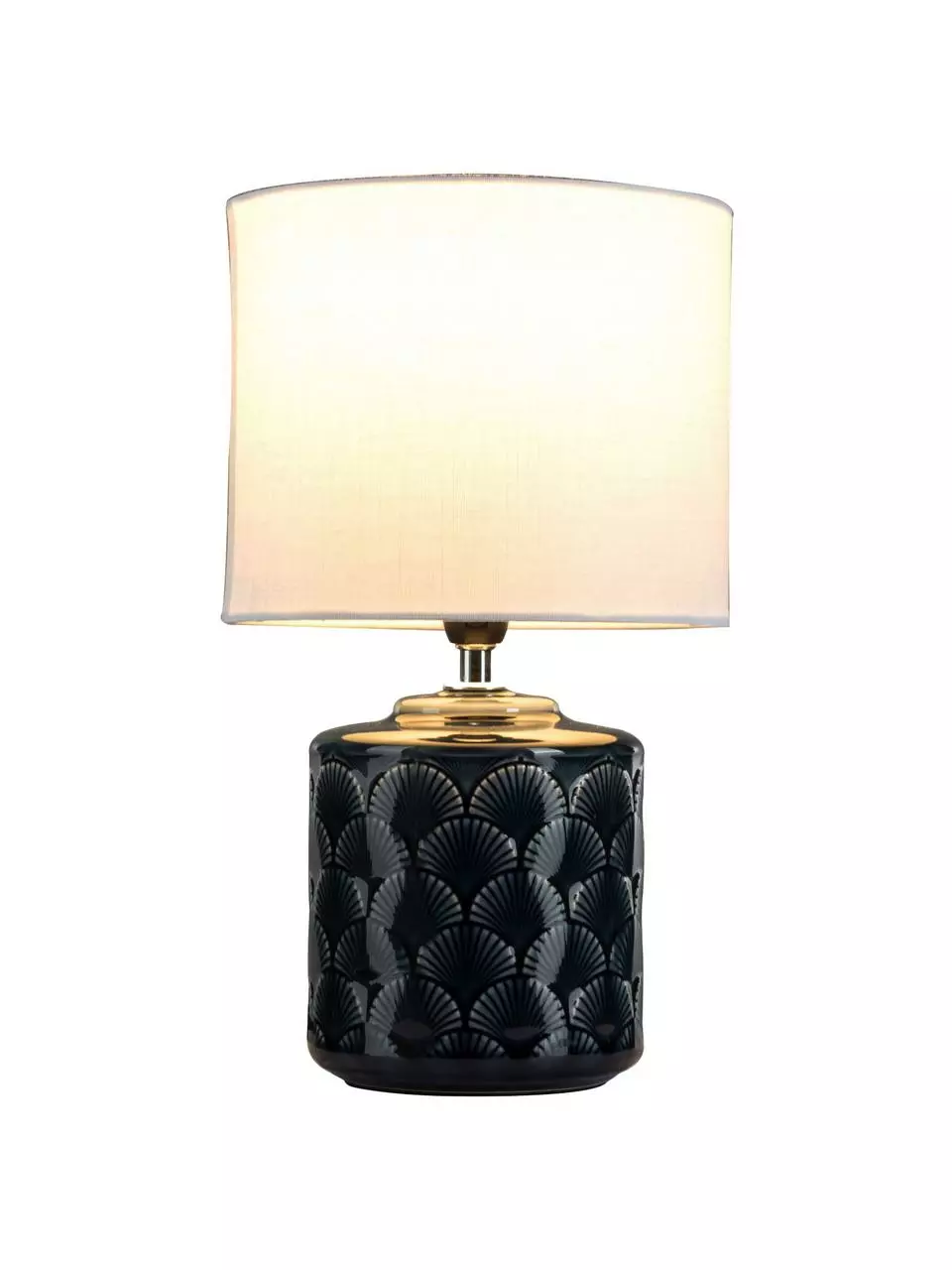 Pauleen Kleine Nachttischlampe Glowing Midnight aus Keramik, Ø 18 x H 32 cmNur noch wenige verfügbar 6 Pauleen Kleine Nachttischlampe Glowing Midnight aus Keramik, Ø 18 x H 32 cmNur noch wenige verfügbar – Bild 4