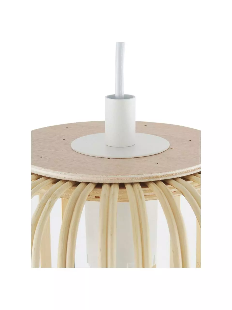 Westwing Collection Kleine Pendelleuchte Adam aus Bambus, Ø 21 x H 24 cm 7 Westwing Collection Kleine Pendelleuchte Adam aus Bambus, Ø 21 x H 24 cm – Bild 5