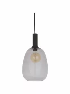 Nordlux Kleine Pendelleuchte Alton aus Glas, Ø 23 x H 43 cm