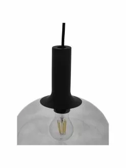 Nordlux Kleine Pendelleuchte Alton aus Rauchglas, Ø 25 x H 33 cm -Leuchten Verkaufsladen Kleine Pendelleuchte Alton aus Rauchglas 5