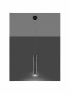 Kleine Pendelleuchte Fadre aus Beton, Ø 7 cm, H 30 cm -Leuchten Verkaufsladen Kleine Pendelleuchte Fadre aus Beton 4