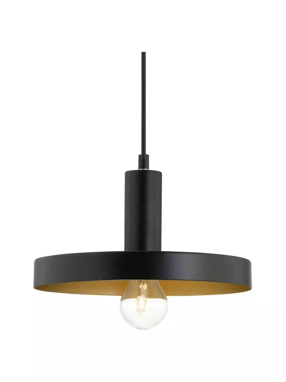Kleine Pendelleuchte Garni in Schwarz, Ø 25 x H 15 cm 6 Kleine Pendelleuchte Garni in Schwarz, Ø 25 x H 15 cm – Bild 4