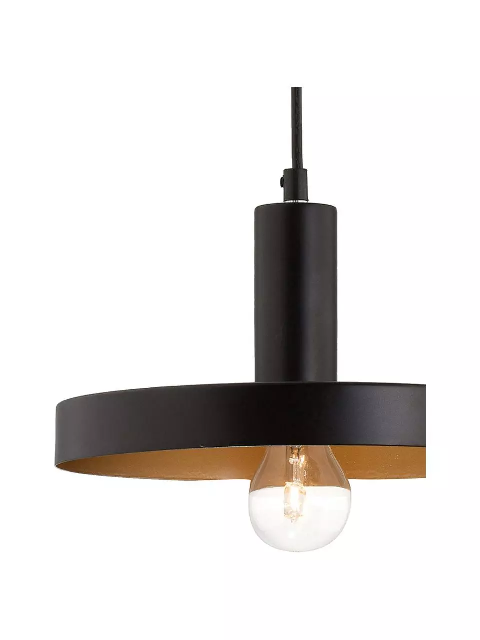 Kleine Pendelleuchte Garni in Schwarz, Ø 25 x H 15 cm 7 Kleine Pendelleuchte Garni in Schwarz, Ø 25 x H 15 cm – Bild 5
