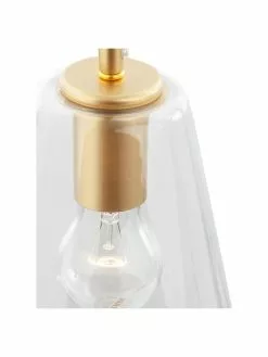 Kleine Pendelleuchte Prisma aus Glas, Ø 17 x H 40 cm -Leuchten Verkaufsladen Kleine Pendelleuchte Prisma aus Glas 5