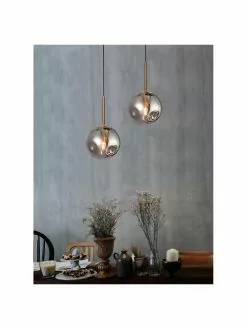 Leuchten Verkaufsladen 11 Leuchten Verkaufsladen -Leuchten Verkaufsladen Kleine Pendelleuchte Spada aus Glas 1