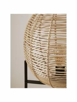Westwing Collection Kleine Stehlampe Wasa aus Rattan, Ø 34 x H 110 cm -Leuchten Verkaufsladen Kleine Stehlampe Wasa aus Rattan 2