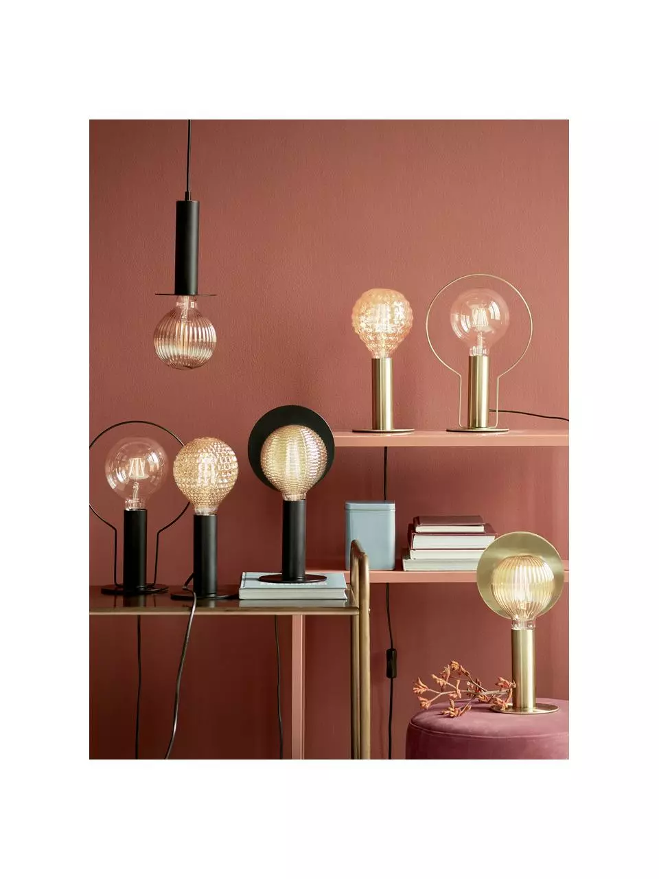 Nordlux Kleine Tischlampe Dean aus Metall, Ø 13 x H 15 cm 8 Nordlux Kleine Tischlampe Dean aus Metall, Ø 13 x H 15 cm – Bild 6