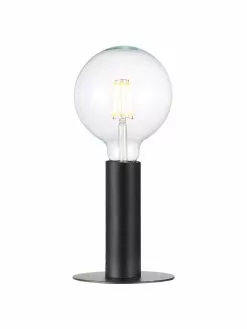 Nordlux Kleine Tischlampe Dean aus Metall, Ø 13 x H 15 cm