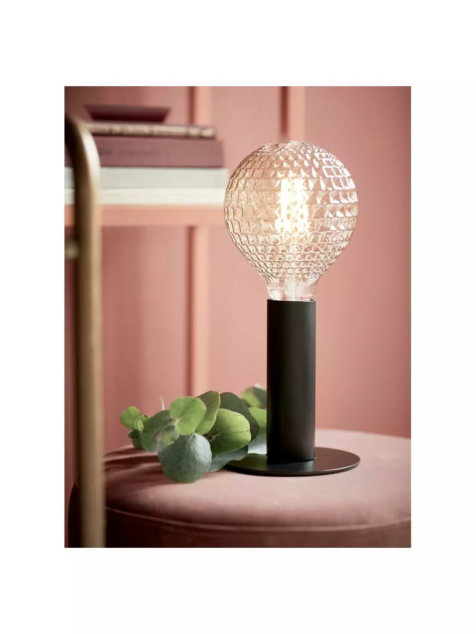 Nordlux Kleine Tischlampe Dean aus Metall, Ø 13 x H 15 cm 4 Nordlux Kleine Tischlampe Dean aus Metall, Ø 13 x H 15 cm – Bild 2