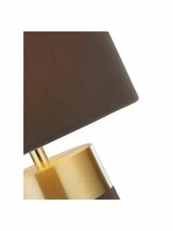 Searchlight Kleine Tischlampe Loko aus Samt, Ø 18 x H 33 cm -Leuchten Verkaufsladen Kleine Tischlampe Loko aus Samt 5