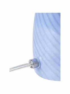 Bahne Kleine Tischlampe Mushroom aus Glas&nbsp;in Blau, Ø 19 x H 23 cm -Leuchten Verkaufsladen Kleine Tischlampe Mushroom aus Glas in Blau 4