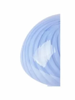 Bahne Kleine Tischlampe Mushroom aus Glas&nbsp;in Blau, Ø 19 x H 23 cm -Leuchten Verkaufsladen Kleine Tischlampe Mushroom aus Glas in Blau 5