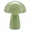 Bahne Kleine Tischlampe Mushroom aus Glas&nbsp;in Gr&uuml;n, Ø 19 x H 23 cm