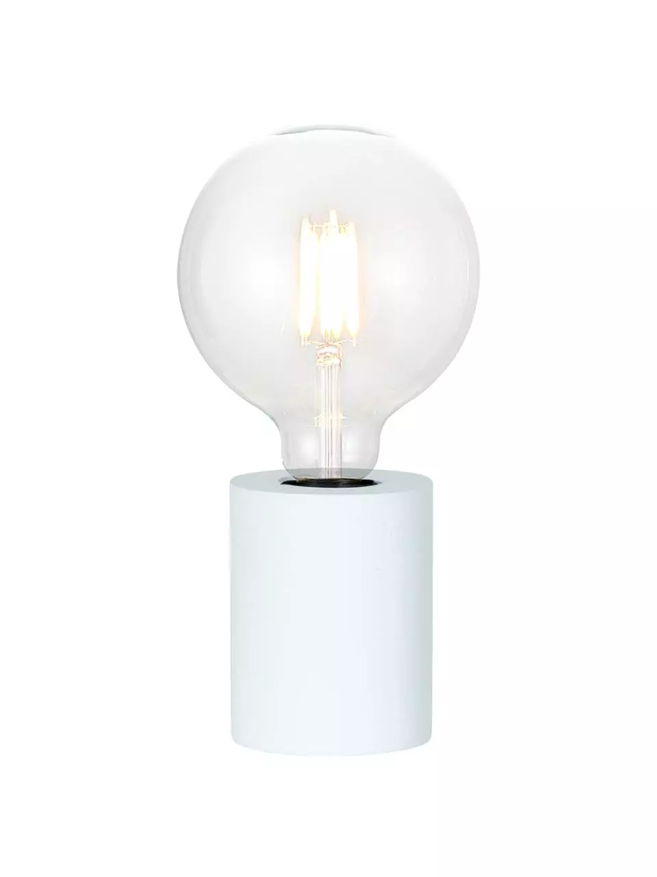 Kleine Tischlampe Tub aus Holz, Ø 8 x H 10 cm 3 Kleine Tischlampe Tub aus Holz, Ø 8 x H 10 cm