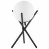Westwing Collection Kleine Tripod Tischlampe Erik mit Glasschirm, Ø 15 x H 33 cm -Leuchten Verkaufsladen Kleine Tripod Tischlampe Erik mit Glasschirm