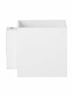 Kleine Wandleuchte Quad in Weiß, B 10 x H 10 cm 11 Kleine Wandleuchte Quad in Weiß, B 10 x H 10 cm -Leuchten Verkaufsladen Kleine Wandleuchte Quad in Weiss 3