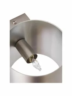 Kleine Wandleuchte Roda in Grau, B 10 x H 10 cm -Leuchten Verkaufsladen Kleine Wandleuchte Roda in Grau 5